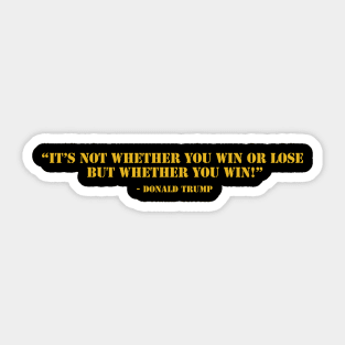 Trump Quote Sticker